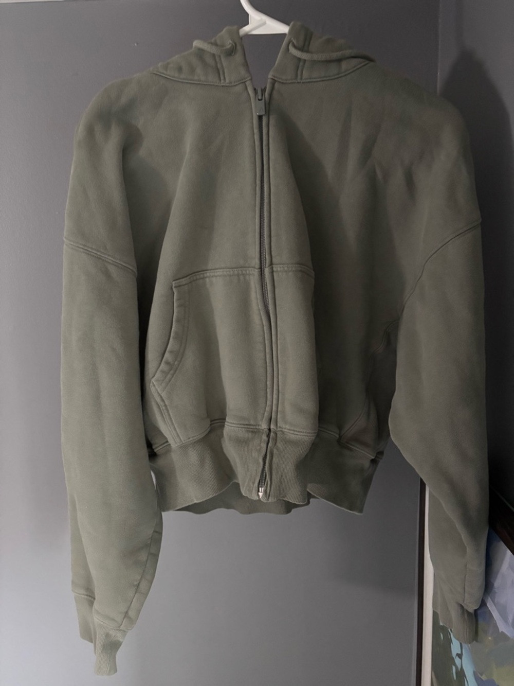 Aritzia Cozy Fleece Boyfriend Boxy Zip Hoodie